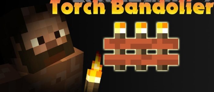 Torch Bandolier для Майнкрафт [1.21.1, 1.21, 1.20.6]