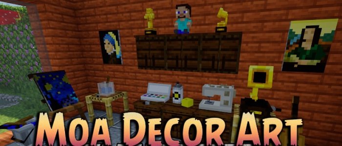 Moa Decor Art для Майнкрафт [1.20.1, 1.20, 1.19.4]