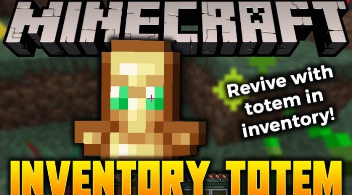 Inventory Totem для Майнкрафт [1.21.3, 1.21.1, 1.21]