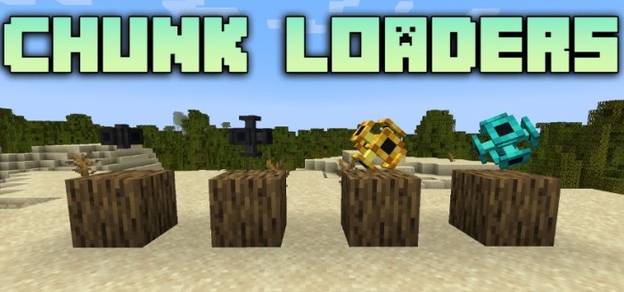 Chunk Loaders для Майнкрафт [1.21.3, 1.21.1, 1.21]