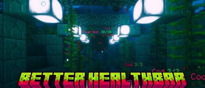 Better Healthbar для Майнкрафт [1.21.3, 1.21.1, 1.21]