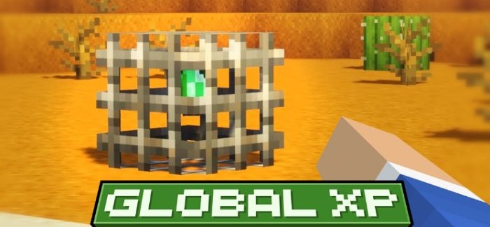 Global XP для Майнкрафт [1.21.4, 1.21.3, 1.21.1]