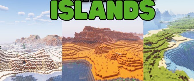 Islands Mod для Майнкрафт [1.17.1, 1.16.5, 1.15.2]