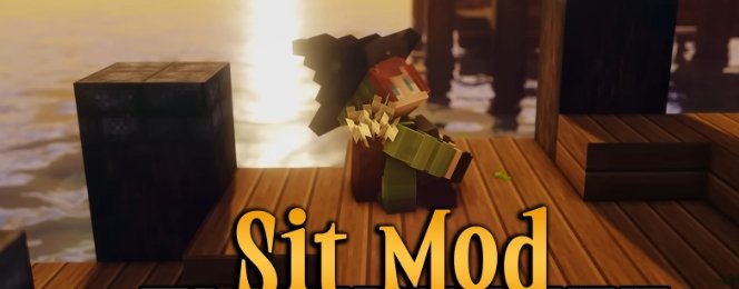 Sit Mod для Майнкрафт [1.21.5, 1.21.4, 1.21.3]