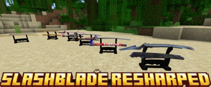 SlashBlade Resharped для Майнкрафт [1.20.1, 1.20]