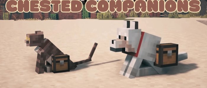 Chested Companions для Майнкрафт [1.21.5, 1.21.4, 1.21.3]