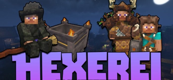 Hexerei для Майнкрафт [1.21.1, 1.21, 1.20.1]