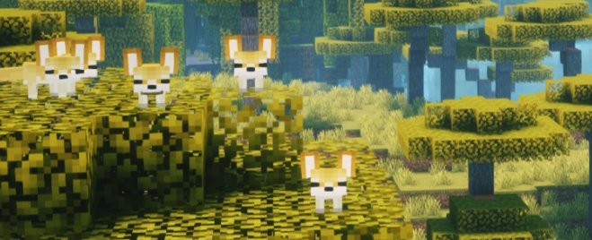 YDM’s Fennec Fox для Майнкрафт [1.21.4, 1.20.1, 1.19.3]