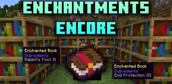 Enchantments Encore для Майнкрафт [1.21.5, 1.21.4, 1.21.3]