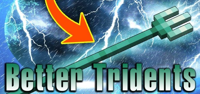 Better Tridents для Майнкрафт [1.21.5, 1.21.4, 1.21.3]