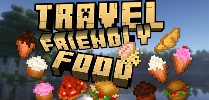 Travel Friendly Food для Майнкрафт [1.21.1, 1.20.6, 1.20.4]