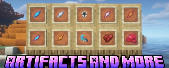 Artifacts And More для Майнкрафт [1.21.5, 1.21.4, 1.21.3]