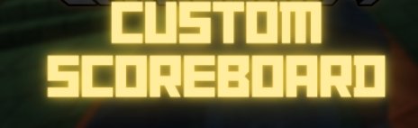 Custom Scoreboard для Майнкрафт [1.21.5, 1.21.4, 1.21.3]