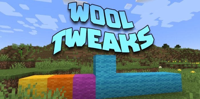 Wool Tweaks для Майнкрафт [1.21.7, 1.21.6, 1.21.5]