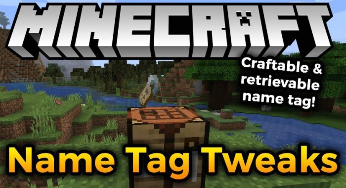 Name Tag Tweaks для Майнкрафт [1.21.7, 1.21.6, 1.21.5]