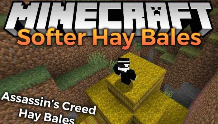 Softer Hay Bales для Майнкрафт [1.21.7, 1.21.6, 1.21.5]