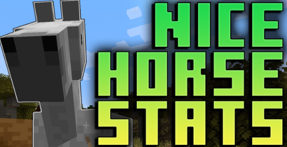 Nice Horse Stats для Майнкрафт [1.21.5, 1.21.4, 1.21.3]