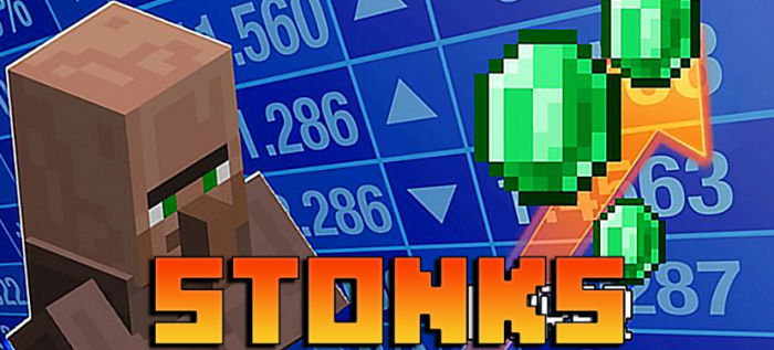 Stonks для Майнкрафт [1.21.8, 1.21.5, 1.21.4]
