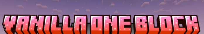 Vanilla One Block для Майнкрафт [1.21.10, 1.21.9, 1.21.8]