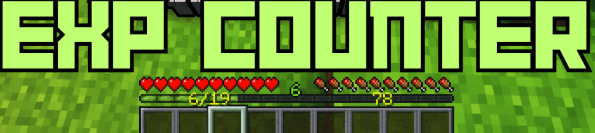 EXP Counter для Майнкрафт [1.21.11, 1.21.10, 1.21.9]