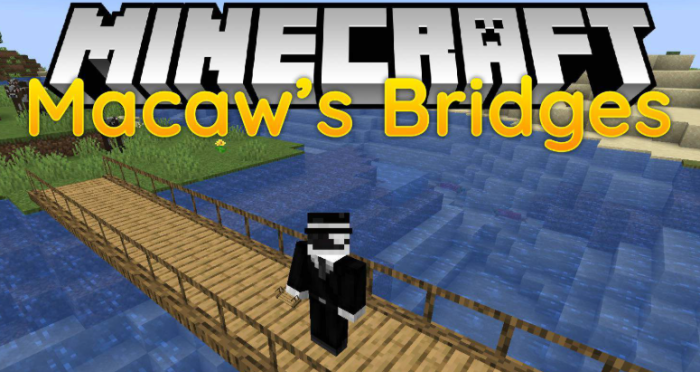 Macaw’s Bridges для Майнкрафт [1.21.11, 1.21.10, 1.21.9]