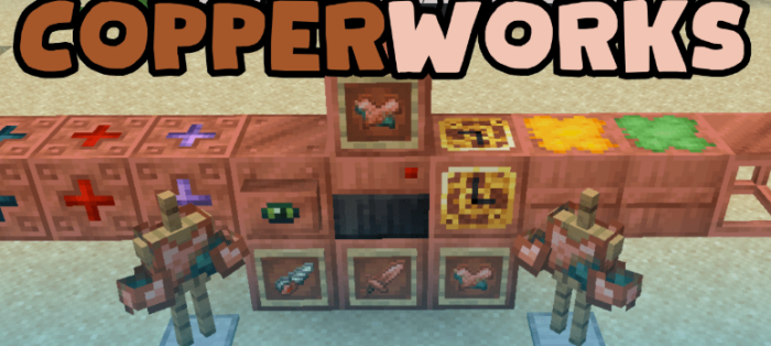 Copperworks для Майнкрафт [1.21.11, 1.21.10]