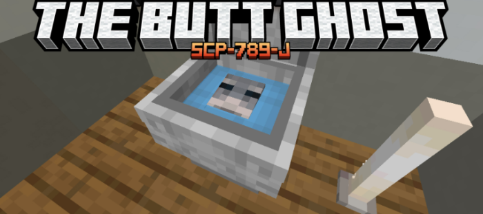 SCP-789-J The Butt Ghost для Майнкрафт [1.20.1, 1.20, 1.19.4]