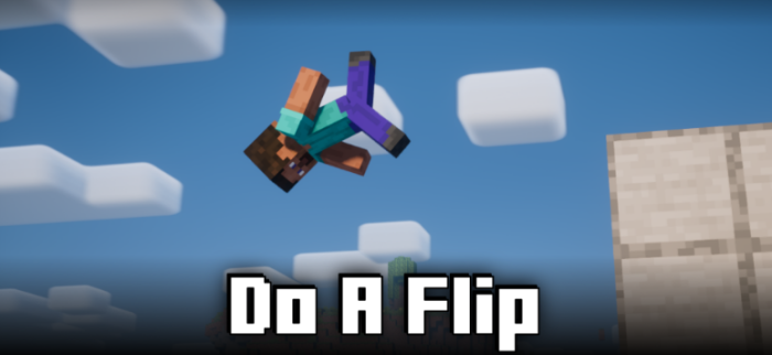 Do A Flip для Майнкрафт [1.21.11, 1.21.10, 1.21.8]