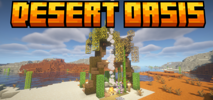 Desert Oasis для Майнкрафт [1.21.11, 1.21.10]