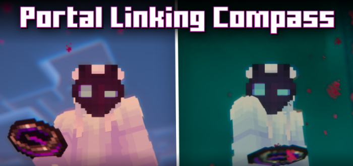 Portal Linking Compass для Майнкрафт [1.21.11, 1.21.10, 1.21.8]