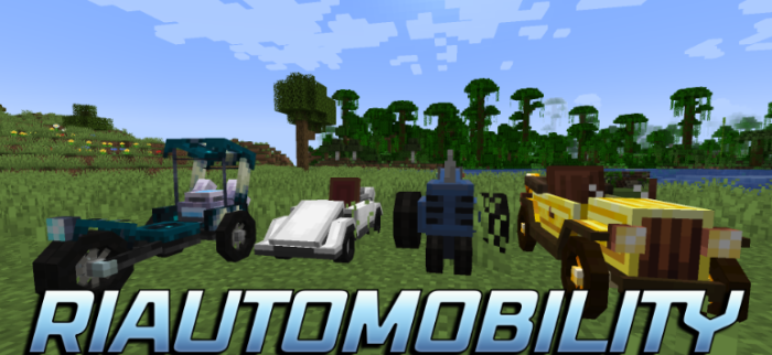 RIAutomobility для Майнкрафт [1.20.1, 1.20]