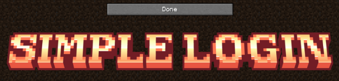 Simple Login для Майнкрафт [1.21.11, 1.21.10, 1.21.8]