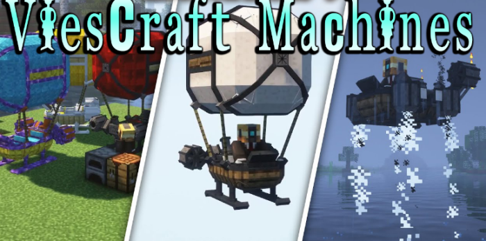ViesCraft Machines для Майнкрафт [1.19.2, 1.18.2]