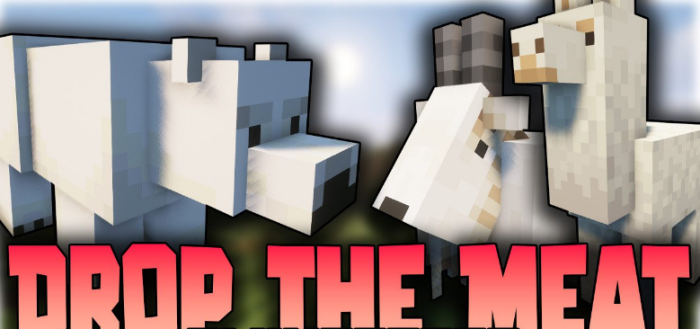 Drop the Meat для Майнкрафт [1.21.1, 1.21]
