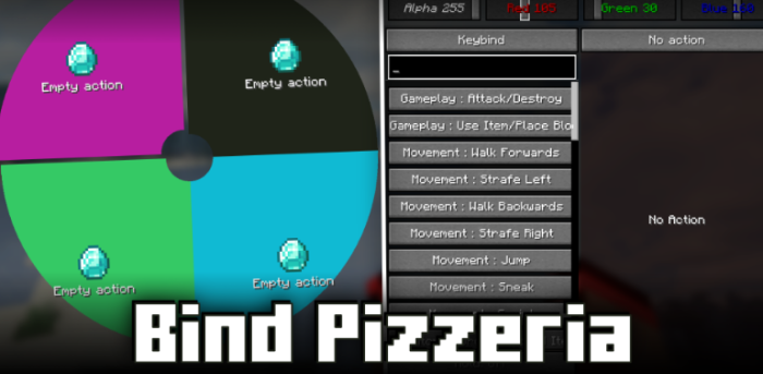 Bind Pizzeria для Майнкрафт [1.21.11, 1.21.10, 1.21.9]