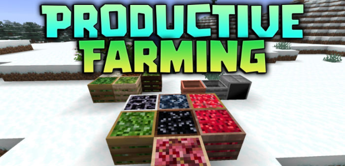 Productive Farming для Майнкрафт [26.1.2, 26.1.1, 26.1]