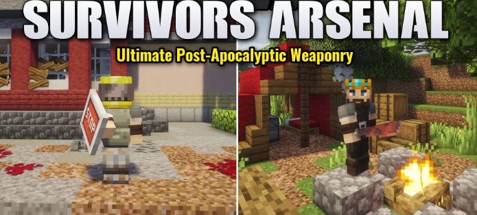 Survivors Arsenal для Майнкрафт [1.20.1, 1.20]