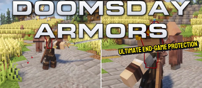 Doomsday Armors для Майнкрафт [1.20.1, 1.20]