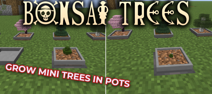 Bonsai Trees для Майнкрафт [26.2, 26.1.2]
