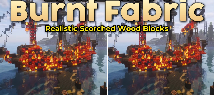 Burnt Fabric для Майнкрафт [1.21.1, 1.21]