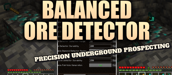 Balanced Ore Detector для Майнкрафт [26.1.2, 26.1.1, 26.1]