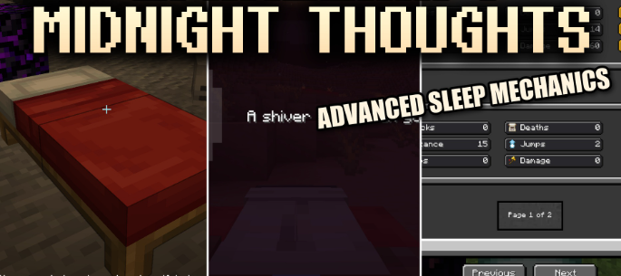 Midnight Thoughts для Майнкрафт [26.1.2, 26.1.1, 26.1]