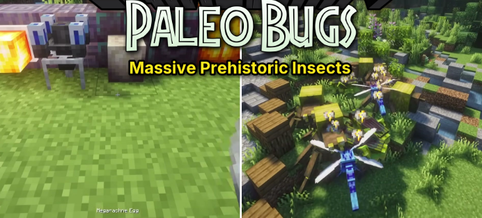 Paleo Bugs для Майнкрафт [26.1.2, 26.1.1, 26.1]