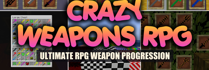 Crazy Weapons RPG для Майнкрафт [1.20.1, 1.20]