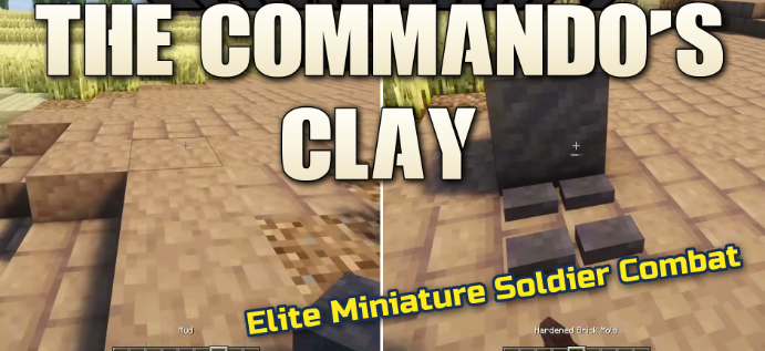 The Commando’s Clay для Майнкрафт [1.21.1, 1.21]