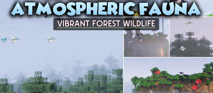 Atmospheric Fauna для Майнкрафт [26.1.2, 26.1.1, 26.1]