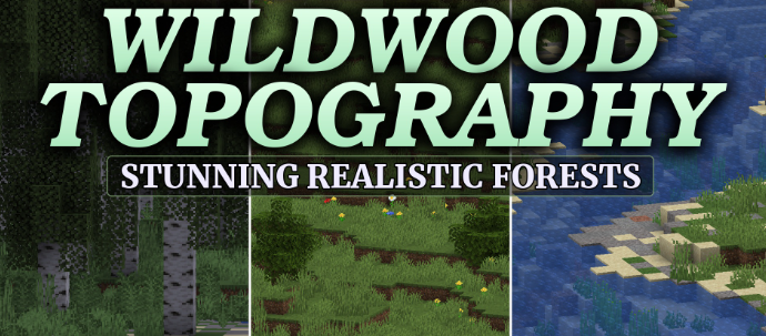 Wildwood Topography для Майнкрафт [1.20.1, 1.20]