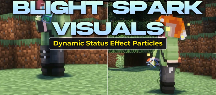 Blight Spark Visuals для Майнкрафт [1.21.1, 1.21]