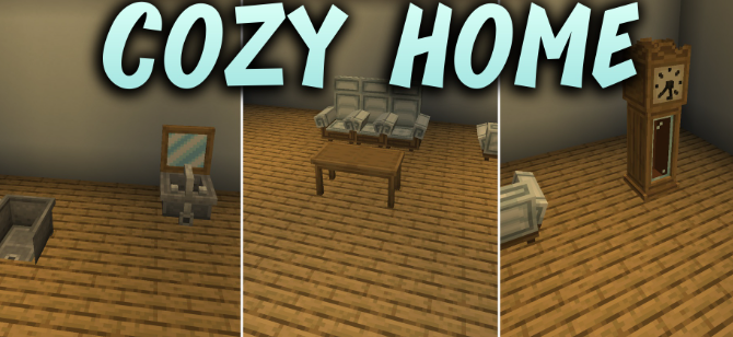 Cozy Home для Майнкрафт [26.2, 26.1.2]
