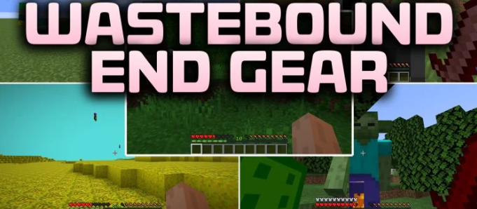Wastebound End Gear для Майнкрафт [26.1.2, 26.1.1, 26.1]